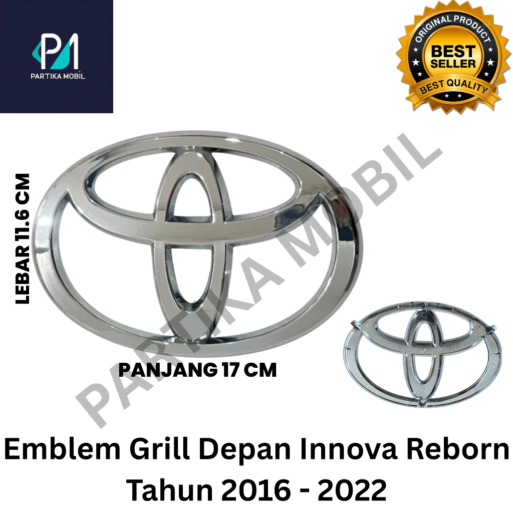 Emblem Grill Depan Innova Reborn 2016-2022 Termurah