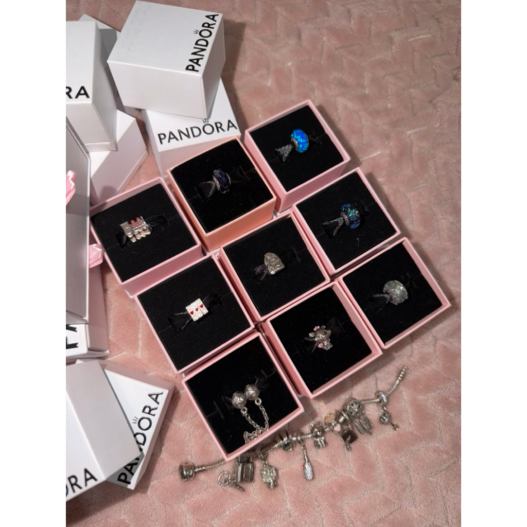 [PRELOVED PANDORA CHARMS] Preloved Pandora Charms Original + Box