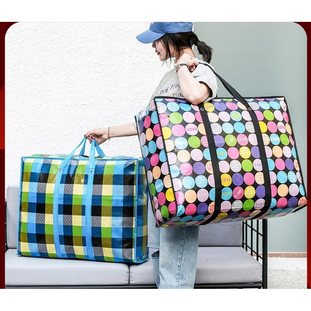 TAS KARUNG LAUNDRY JUMBO TAS BELANJA SHOPPING TAS TRAVEL