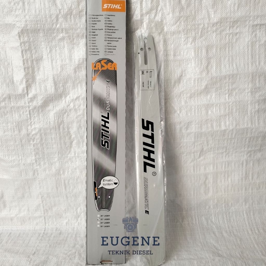 GUIDE BAR CHAINSAW / SENSO 22 INCH STIHL NEW ORIGINAL BAR MESIN GERGAJI KAYU
