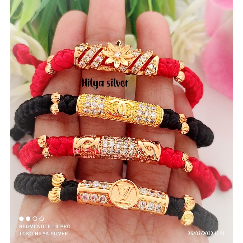 GELANG TALI SERUT XUPING tali 2 mm