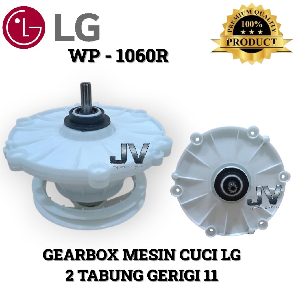 WP-1060R GEARBOX GIRBOK Mesin Cuci LG 2 Tabung Pully Dua WP 1060R