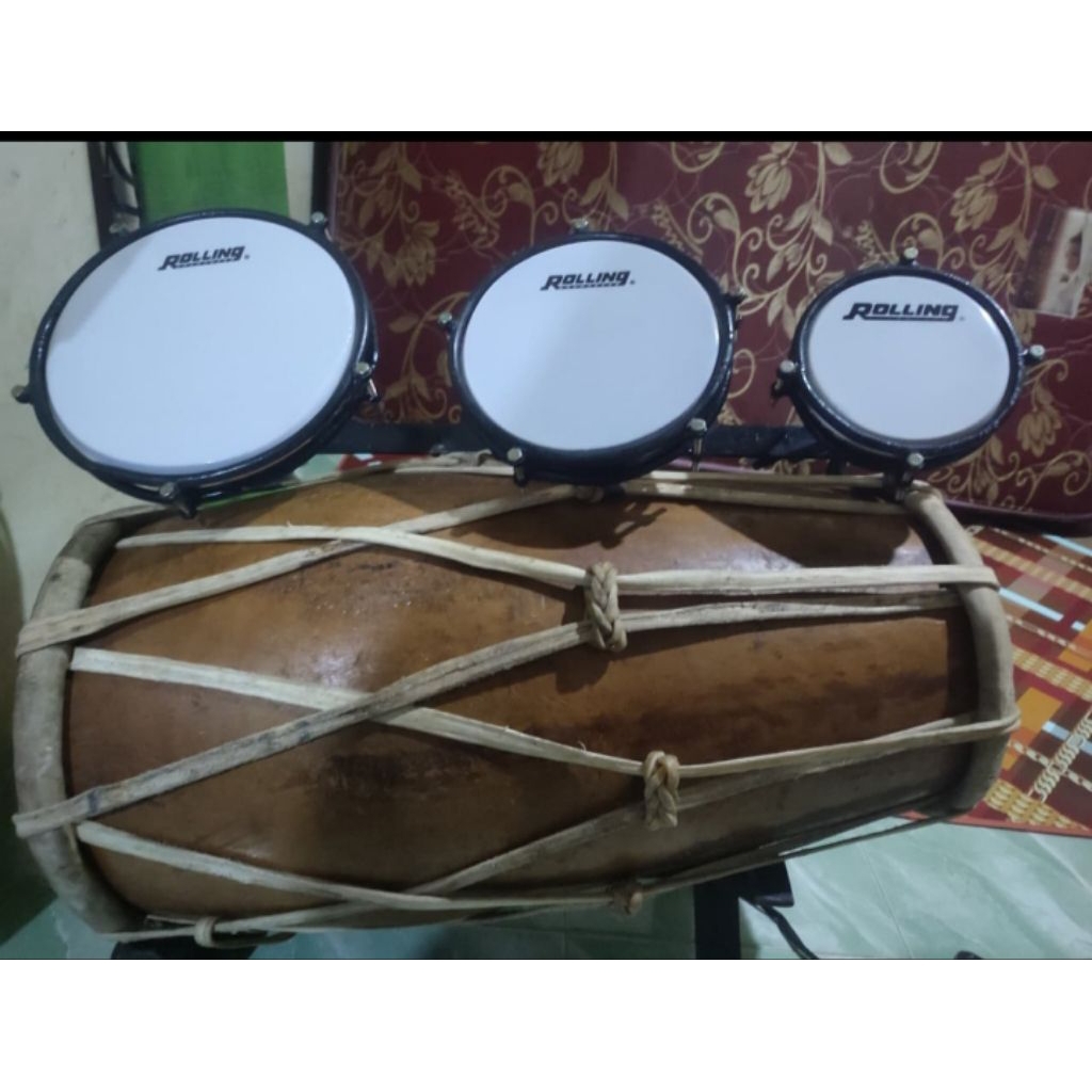 kendang mika (remo) trio tom tom