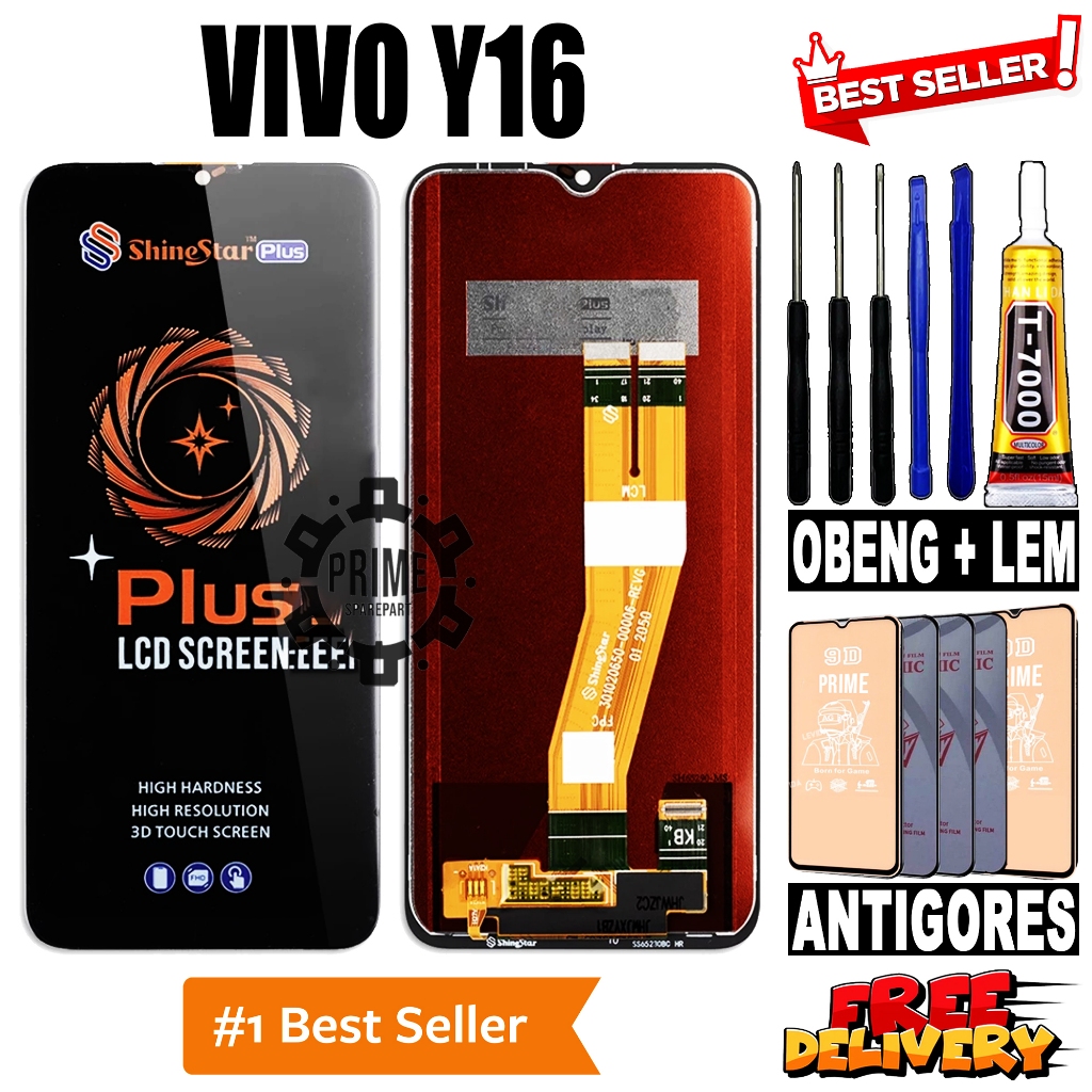 LCD TOUCHSCREEN VIVO Y16 ORIGINAL SHINESTAR LCD VIVO Y16 FULLSET