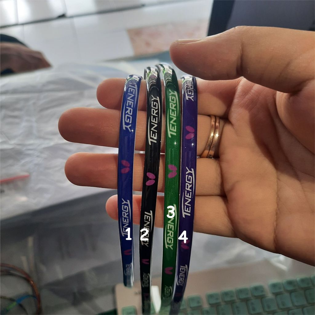 Pelindung Bet Side Tape Lis Bet Tenis Meja Pingpong Resi Timbul Tenergy