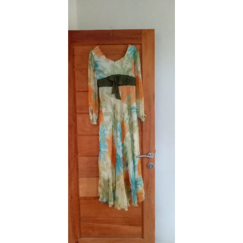 Preloved Dress bunga berpita