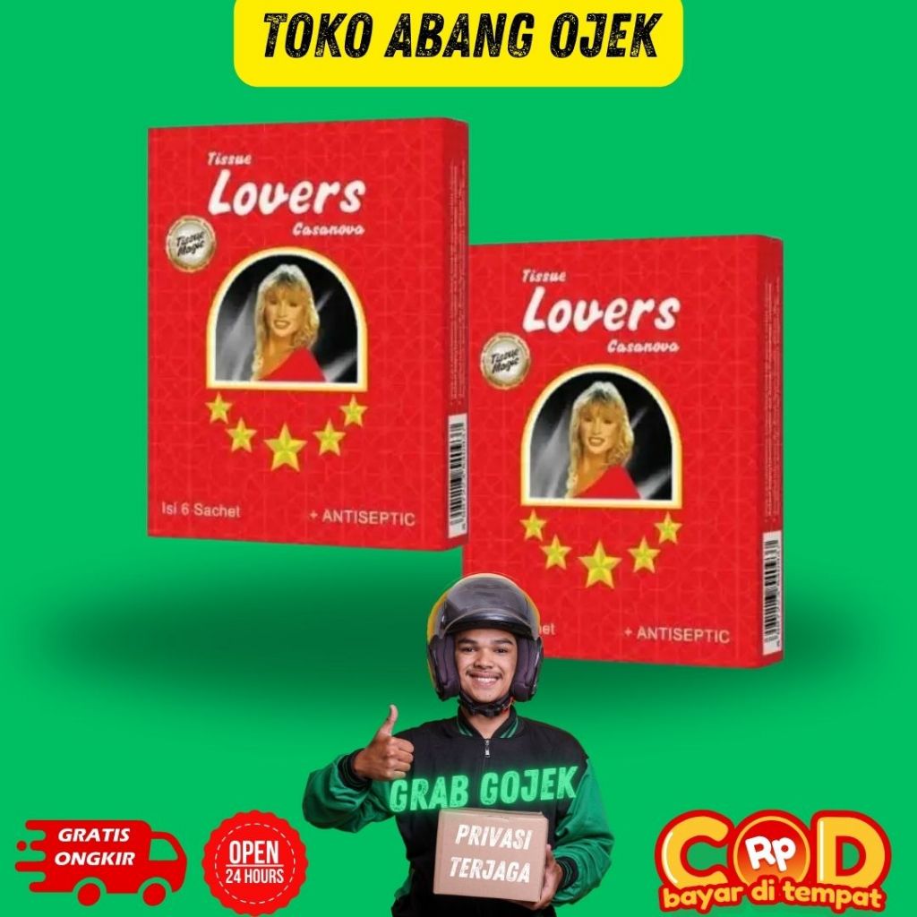 Tisu Magic Original Tahan Lama Super Magic Lovers Premium Gold Casanova untuk laki laki for men