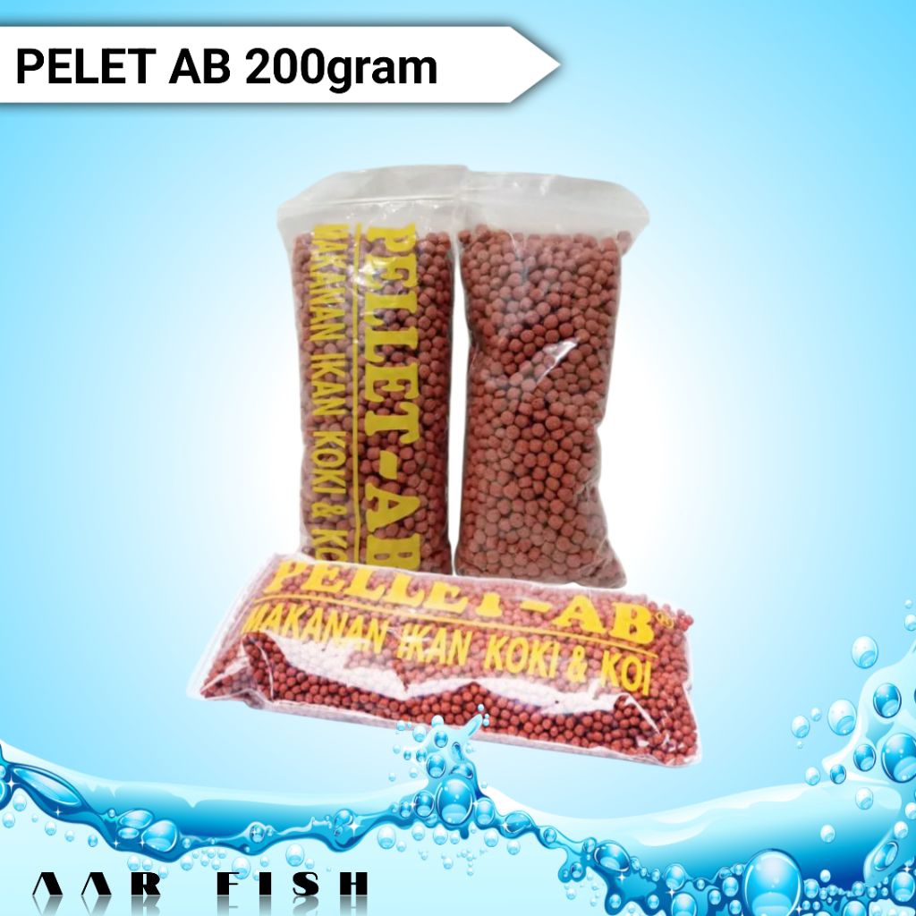 PELET AB koki koi 2mm & 5mm (200gr)