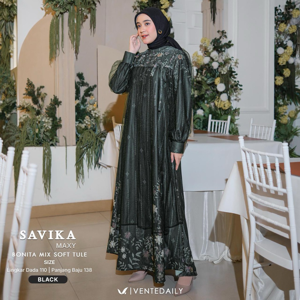 Savika Maxy Original Ventedaily Bonita Mix Soft Tulle Savika Dress Ventedaily