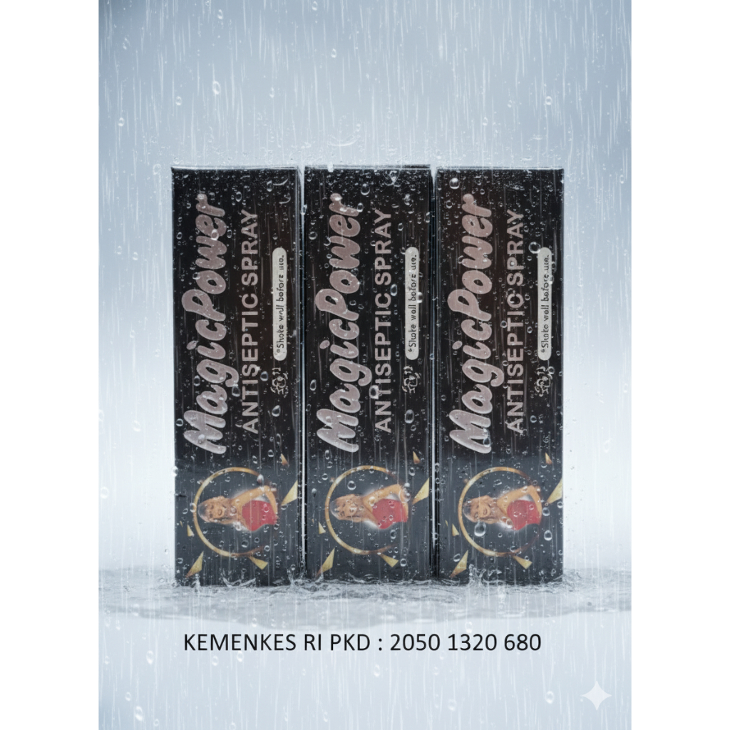 MINYAK ANTISEPTIC MAGIC POWER SPRAY KESEHATAN PRIA OIL 15 ML MINYAK URUT