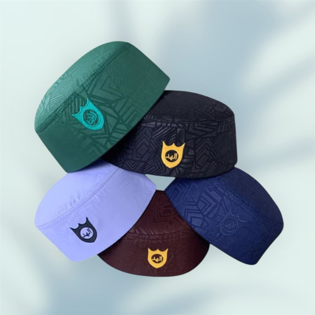 Peci kopiah songkok haji malaysia original pria asli putih madinah