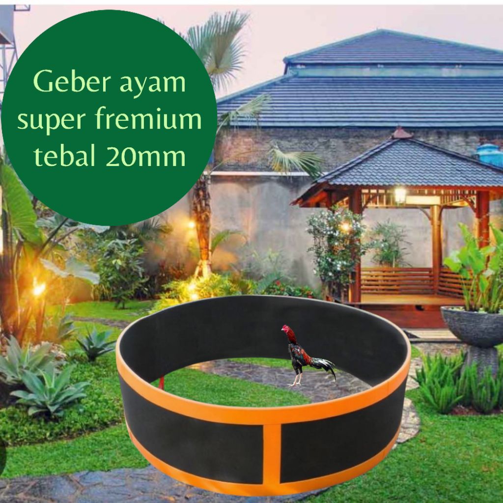 Geber ayam aduan panjang 9,5meter Diameter lingkaran 3 Meter tebal 20mm berkualitas