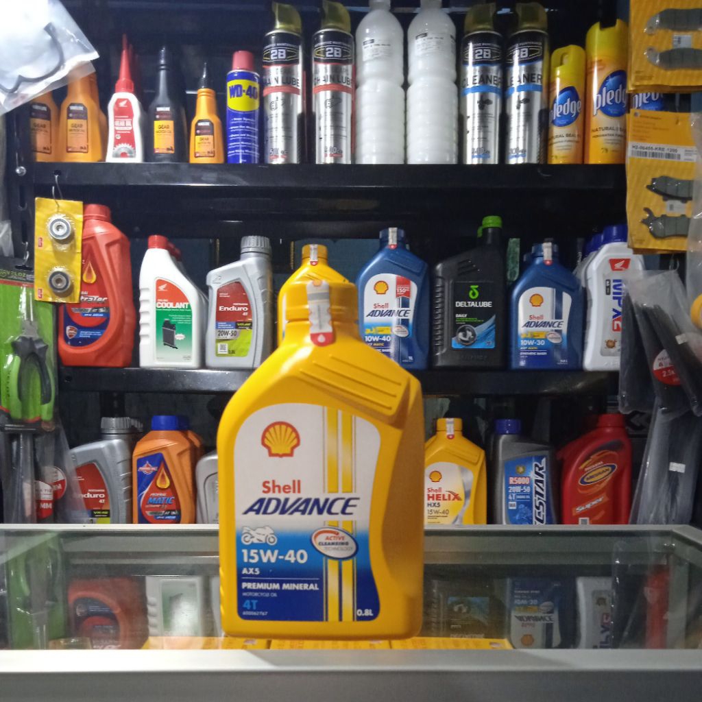 Oli shell advance ax5 0,8ml matic 100% original.