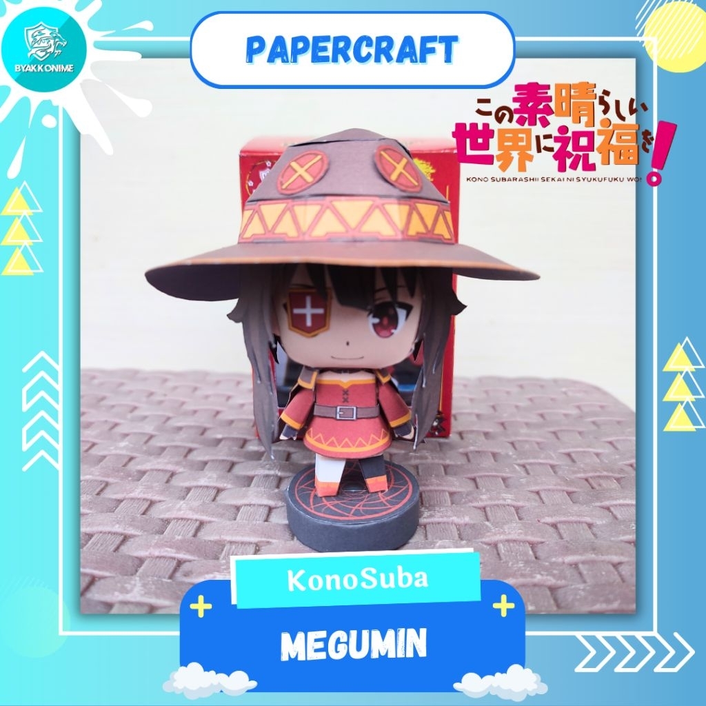 Megumin Konosuba Paper Craft | Paper Craft Anime Konosuba