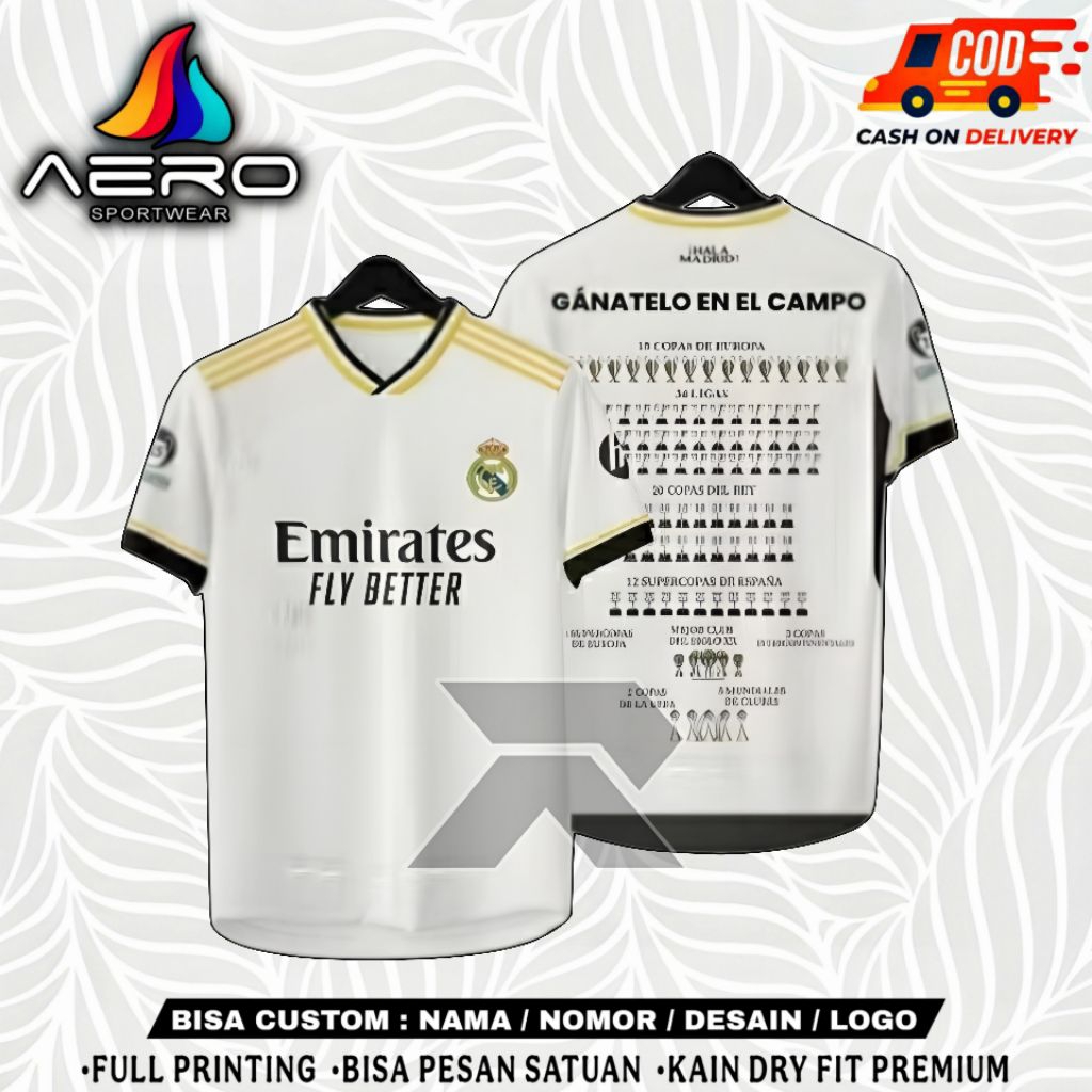 JERSEY REAL MADRID EDISI PIALA FULL PRINTING
