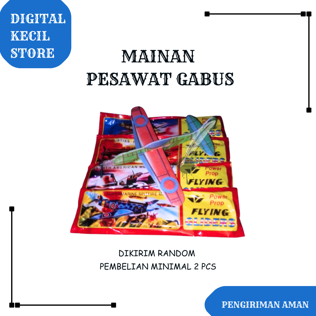 MAINAN PESAWAT GABUS | MURAH | MINIMAL 2 PCS