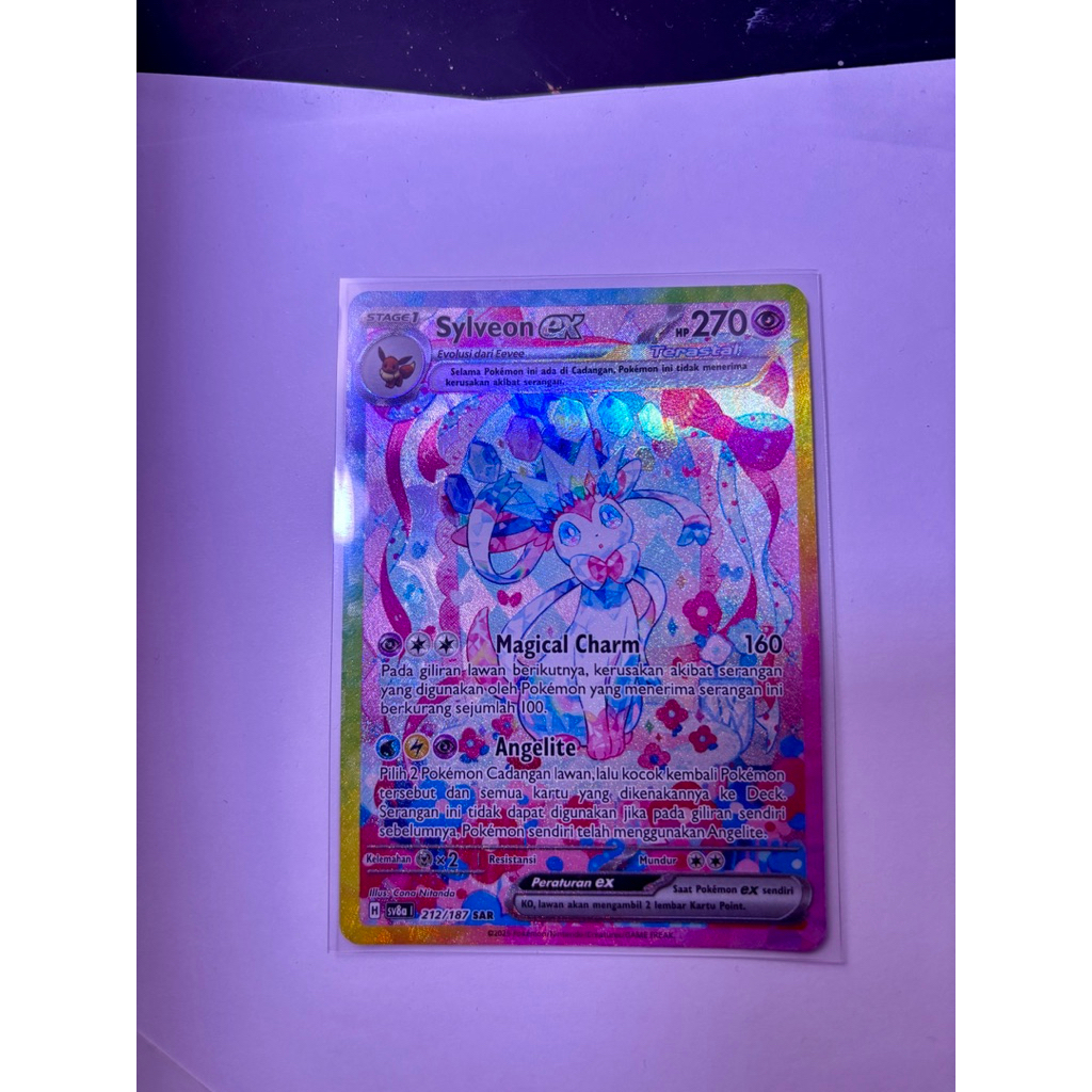 Sylveon ex terastal SAR 212/187