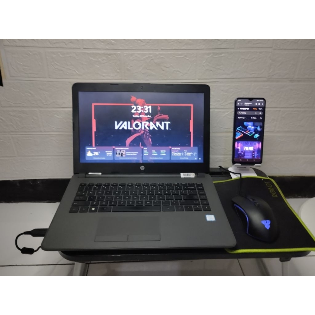 HP 240 G6 | i5-7200U | 8GB | SSD 256GB | Radeon R5 M330 | 14" HD | Windows 11 Pro + Office | Laptop 