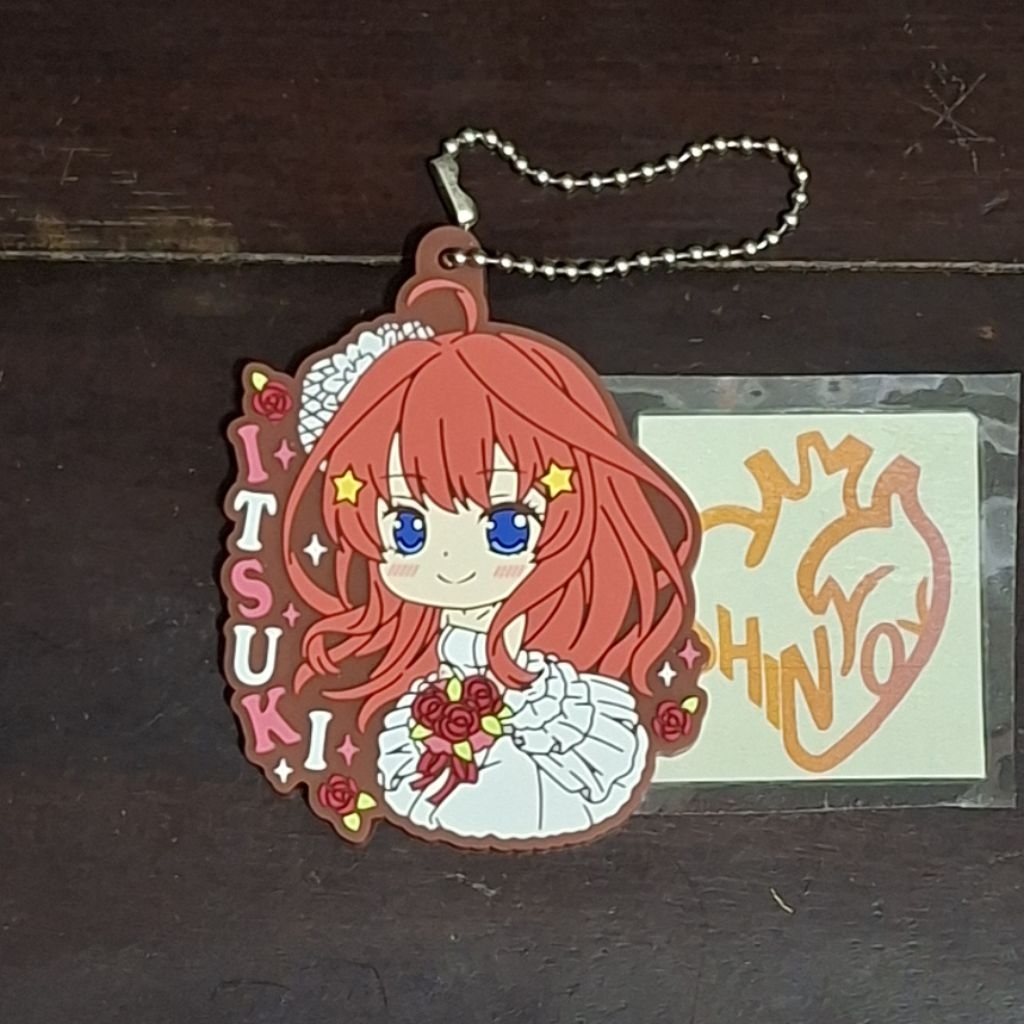 5-toubun gotobun itsuki nakano rubber keychain
