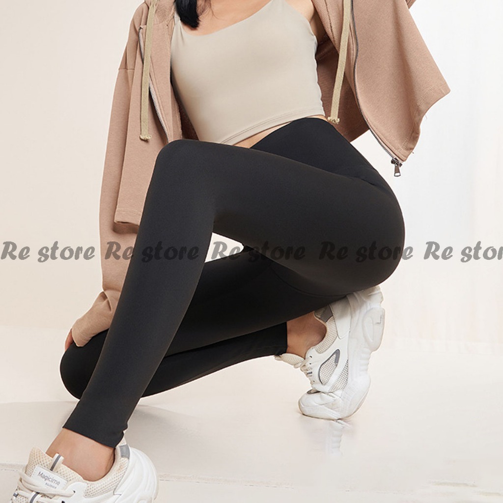 Leging Kaos Wanita Dewasa Panjang BB 35-120Kg - Lejing Wanita Tebal - Celana Legging Panjang Wanita 