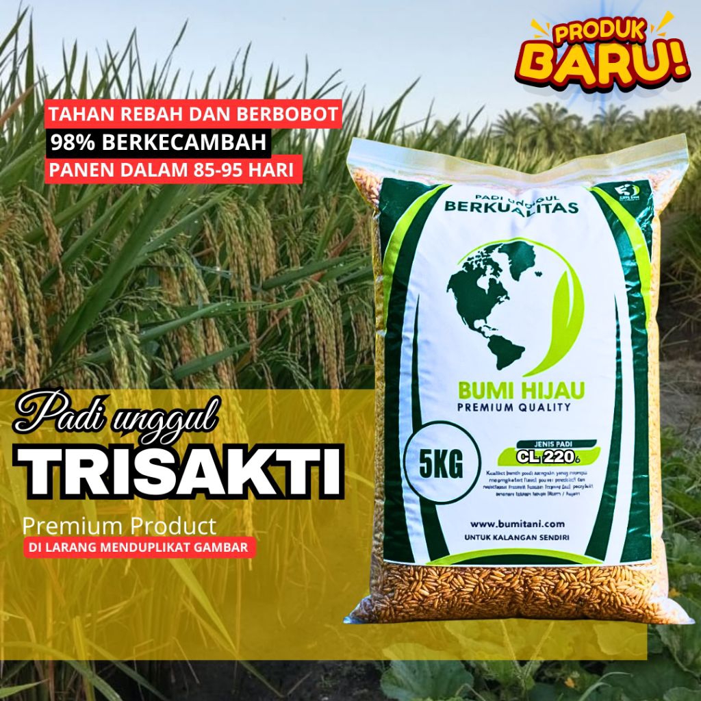 benih padi unggul Trisakti 5kg