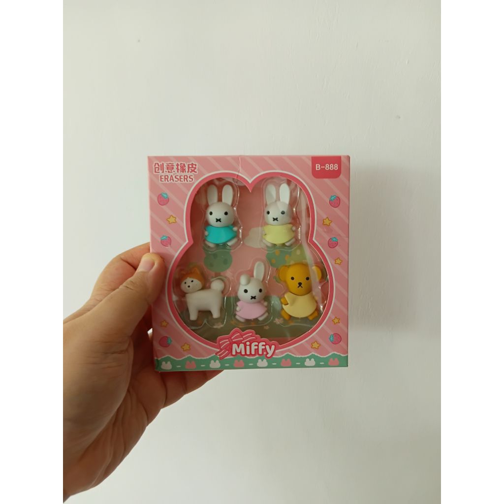 miffy aksesoris miffy alat tulis miffy penghapus miffy miffy eraser tas miffy boneka miffy