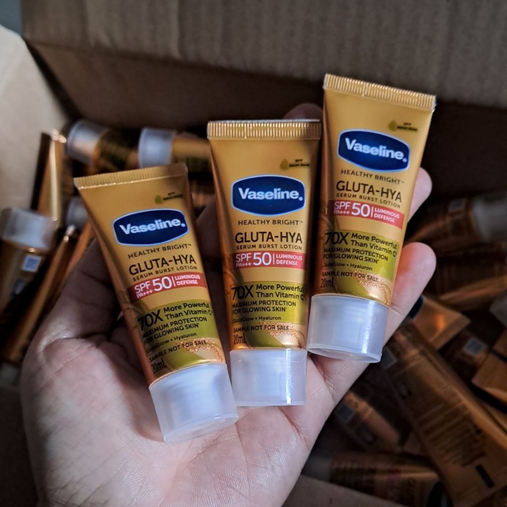 VASELINE GLUTA HYA SPF50 PA+++ 20ml (Ukuran Sampel)