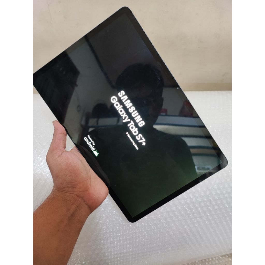 Samsung galaxy tab s7 plus 8/256 GB seluler minus lcd layak pakai
