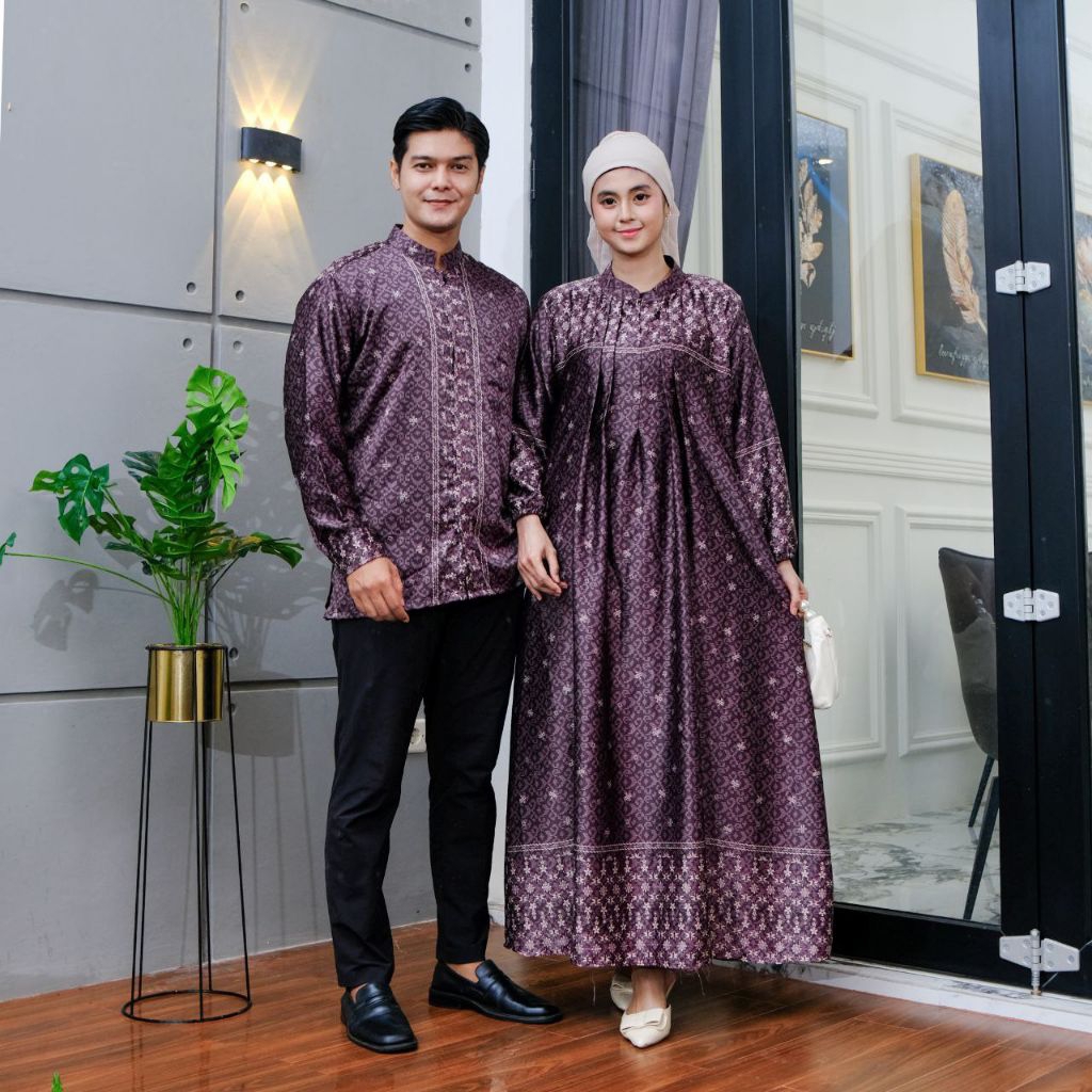 BAJU COUPLE ALISHA DIOR SILK PREMIUM BUSUI FRIENDLY TERLARIS