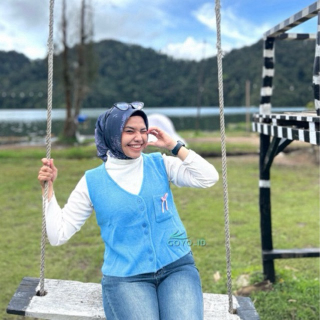 Kimmy Vest Rajut - Springs Top Vest Wanita - Outer Vest Wanita