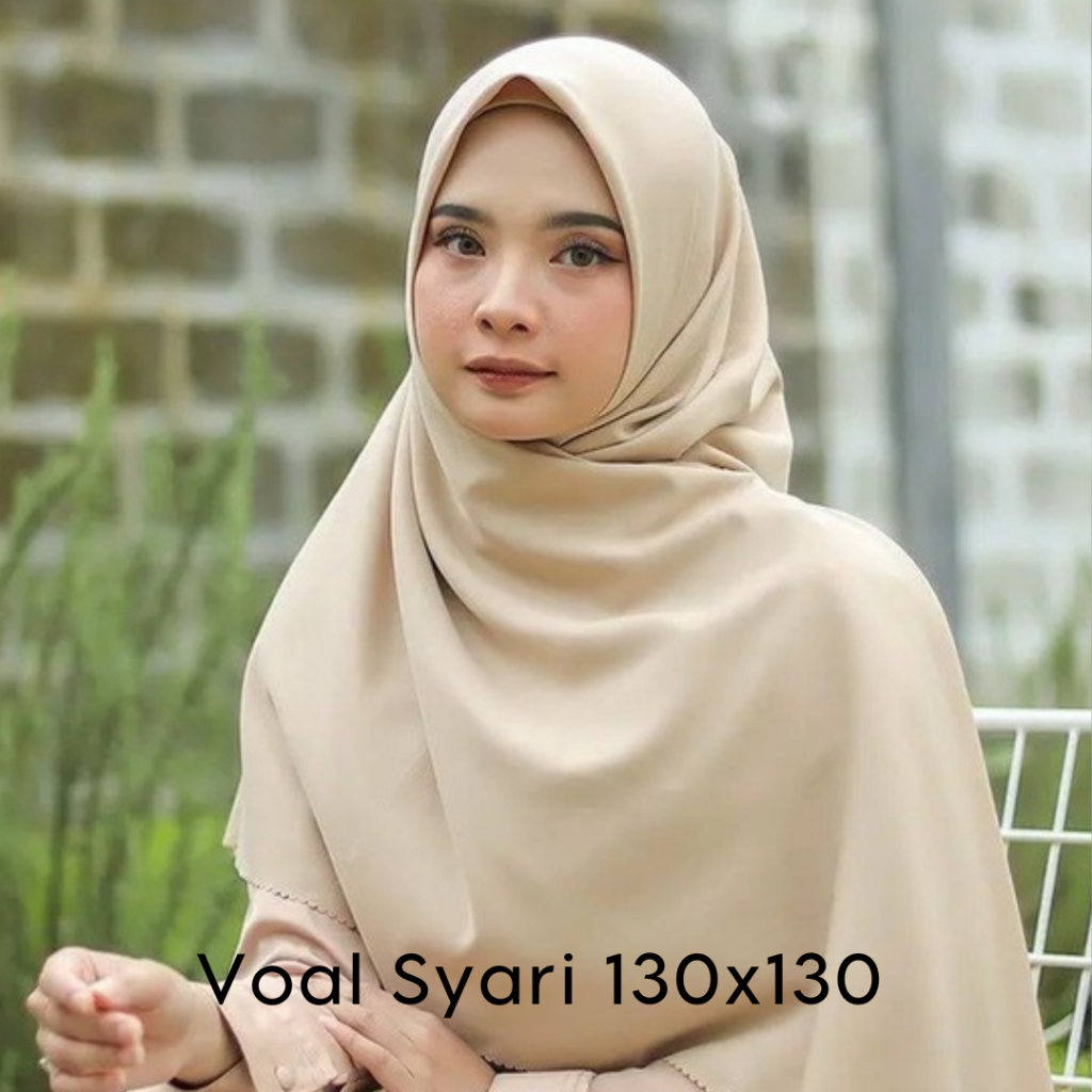 Jilbab Segi empat Voal Syari 130x130 LaserCut