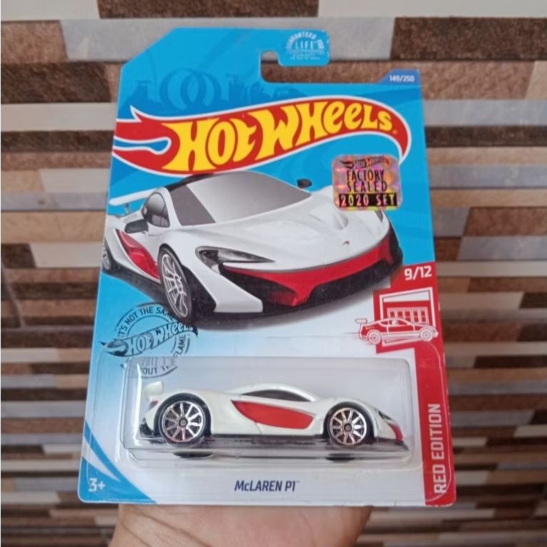 Hot Wheels McLaren P1 Red Edition Factory Sealed 2020 - free protector