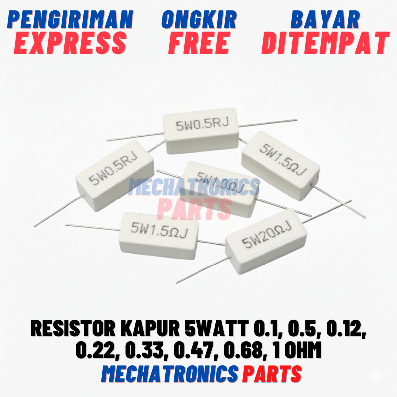 RESISTOR KAPUR 5WATT