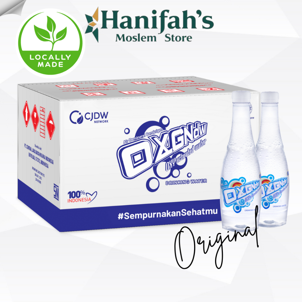 DRINKING WATER OXY 1 DUS - 24 BOTOL 100% ORIGINAL | AIR OXY | OXYGEN 470ML REGENERASI SEL DETOKSIFIK