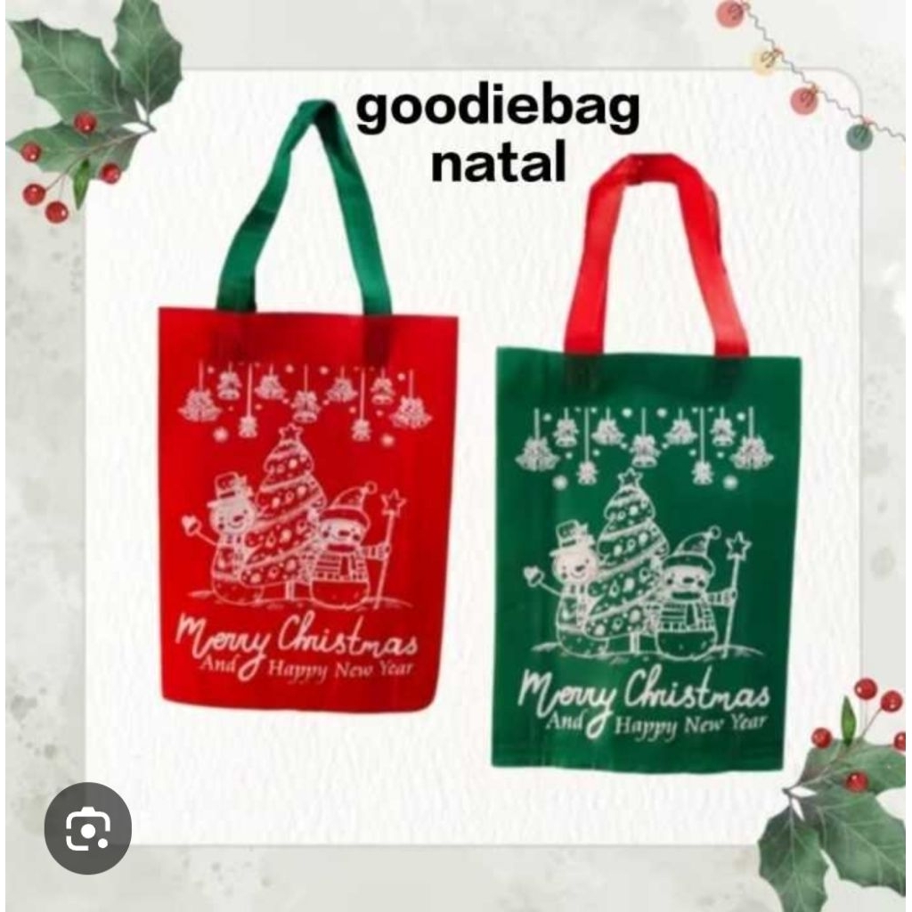 Tas Natal isi 6 / Goodiebag Natal Hadiah Natal