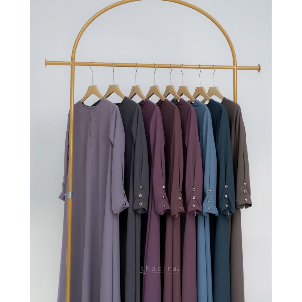 ZADA DRES by Shadira premium gamis polos abaya shadira abaya polos