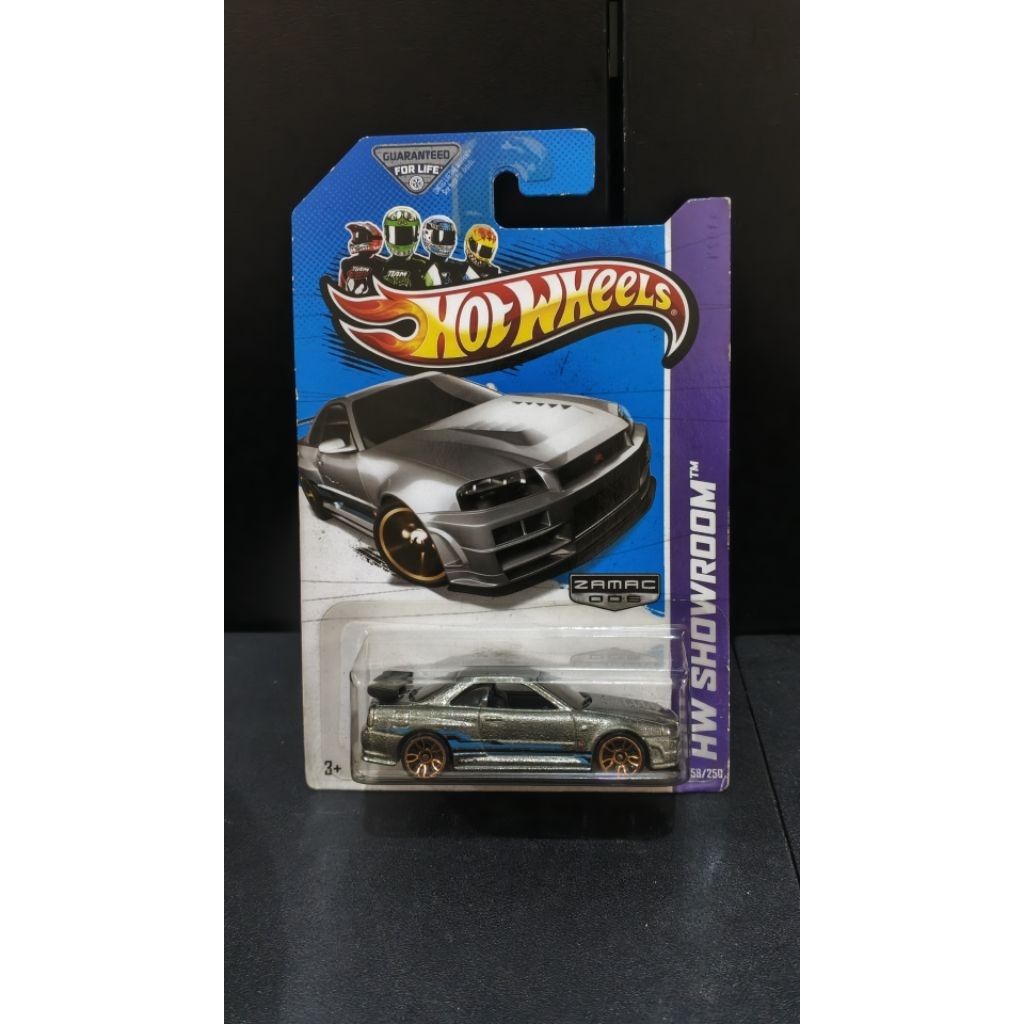 Hot Wheels Nissan Skyline R34 Zamac HW Showroom 2013