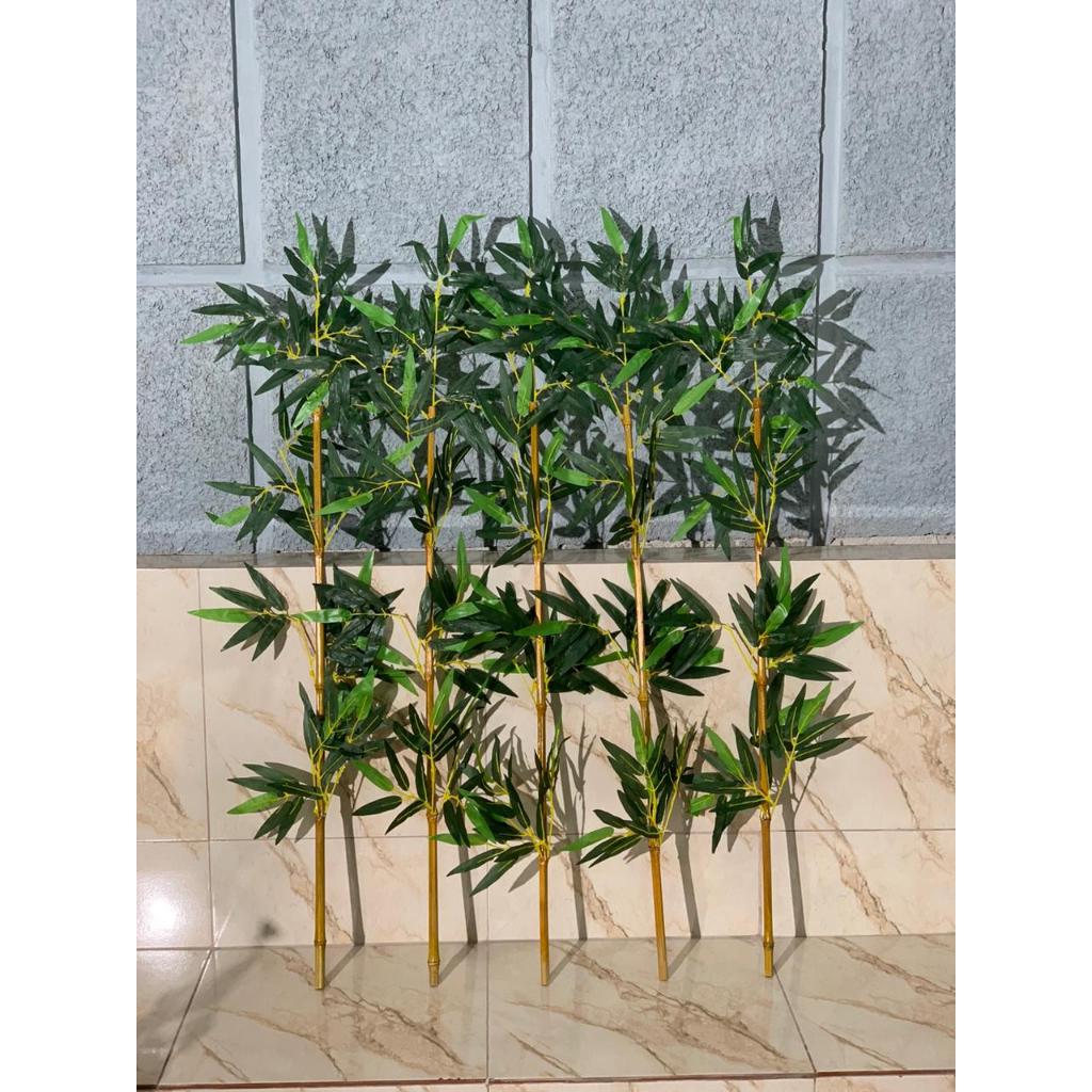 Batang Bambu 110cm/Bunga batang bambu ulir plastik hias artificial Hias Plastik dekorasi rumah