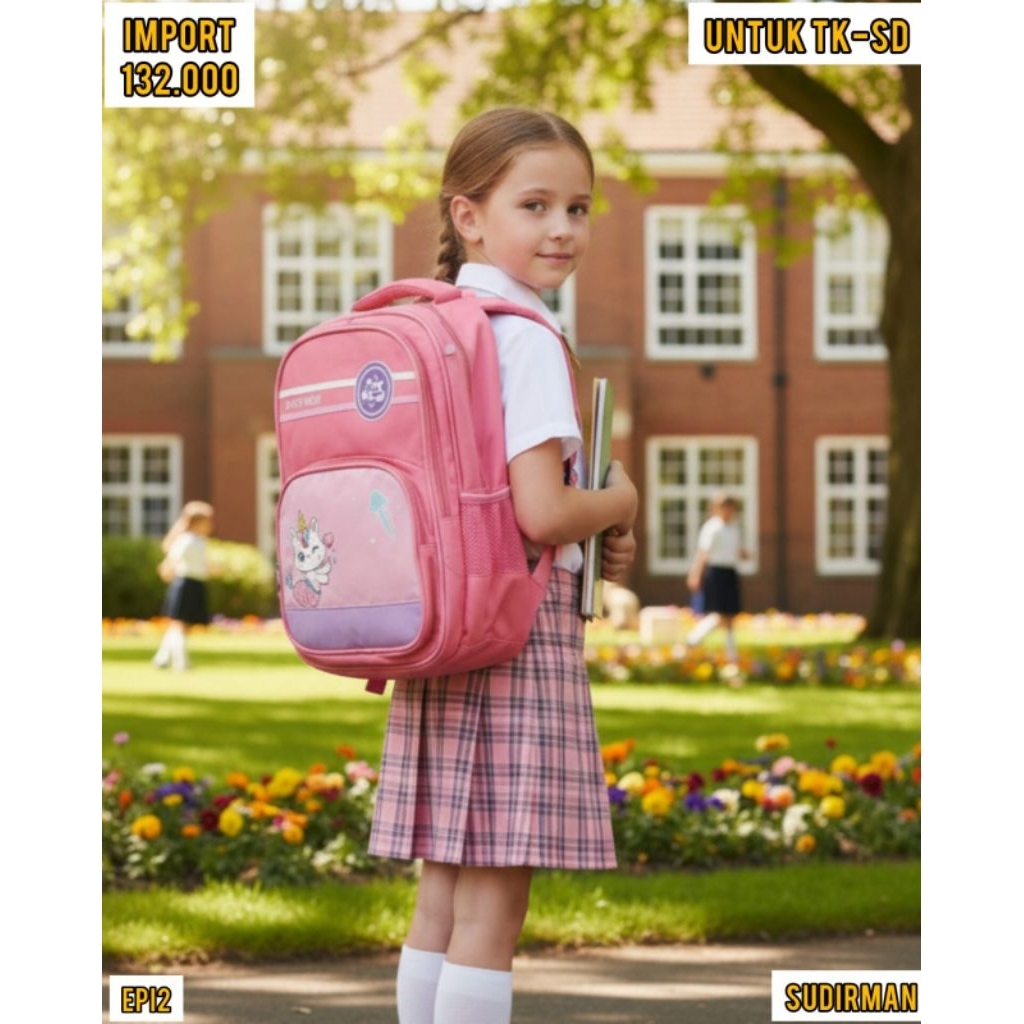 Kyorinz - Tas Sekolah Anak cewek Tas Ransel Sekolah Import Anak cewek Tas Sekolah