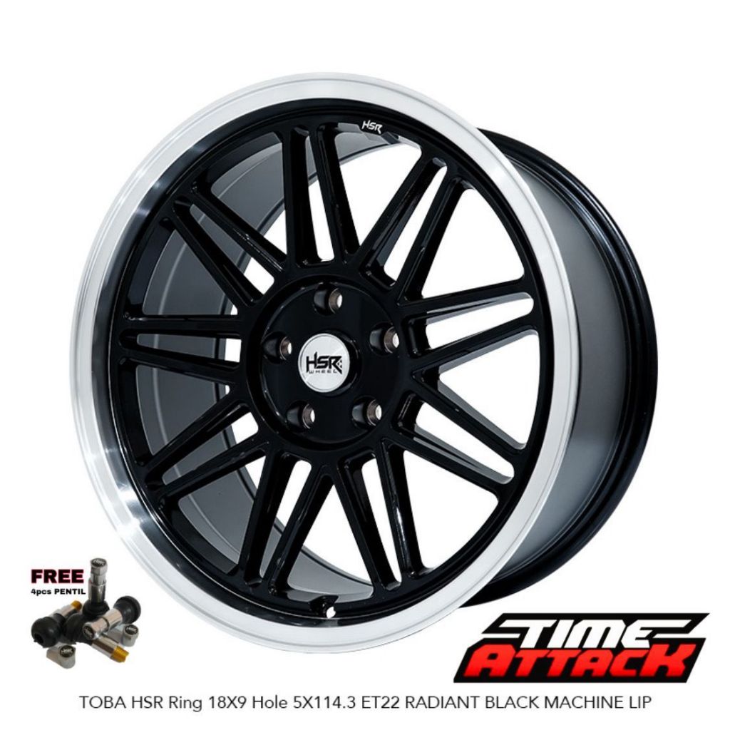 Velg Mobil Mazda CX3 Ring 18 HSR WHEEL Tipe Toba Velg Hsr R18