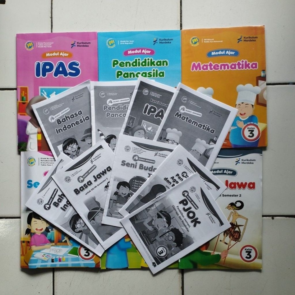 LKS KELAS 3 + KUNCI (SEBAGIAN) PH PUSTAKA PERSADA