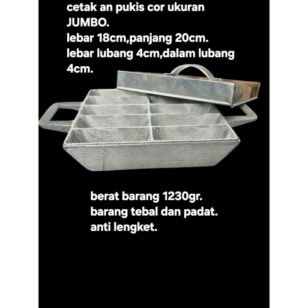 CETAKAN PUKIS+PEMBUAT PUKIS+CETAKAN ALMUNIUM.