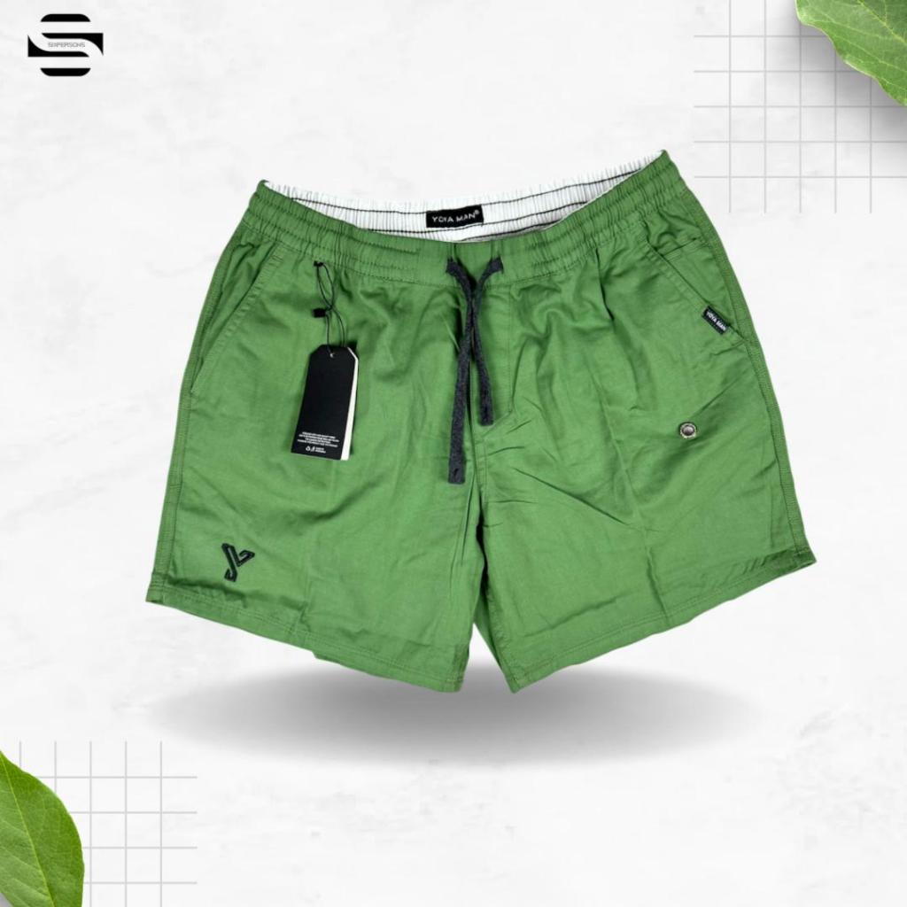 Celana Pendek Pria / Wanita Unisex Kekinian Santai Yoyaman