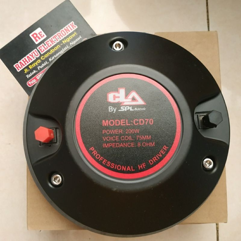 DRIVER TWEETER CLA CD - 70 by SPL AUDIO
