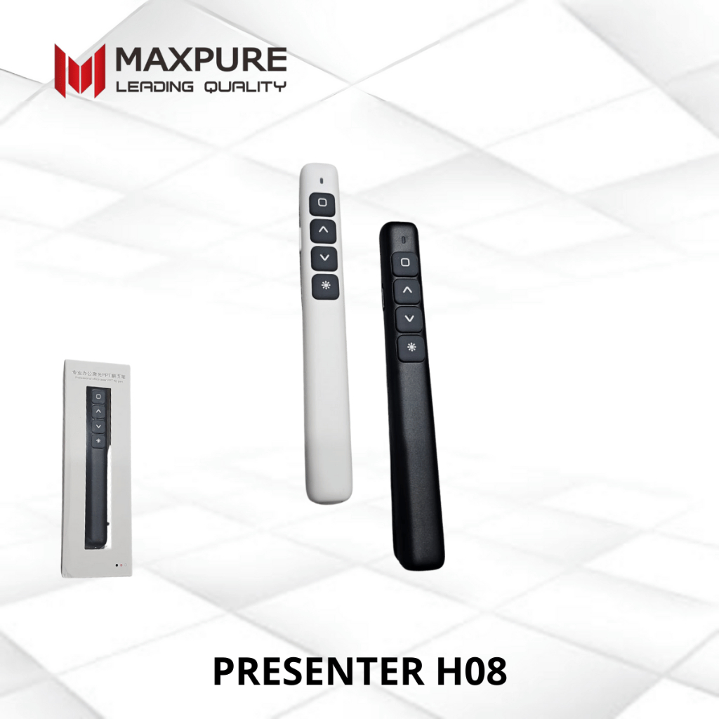 Presenter Laser Pointer Presentasi Pen Remote Wireless 100 Meter H08
