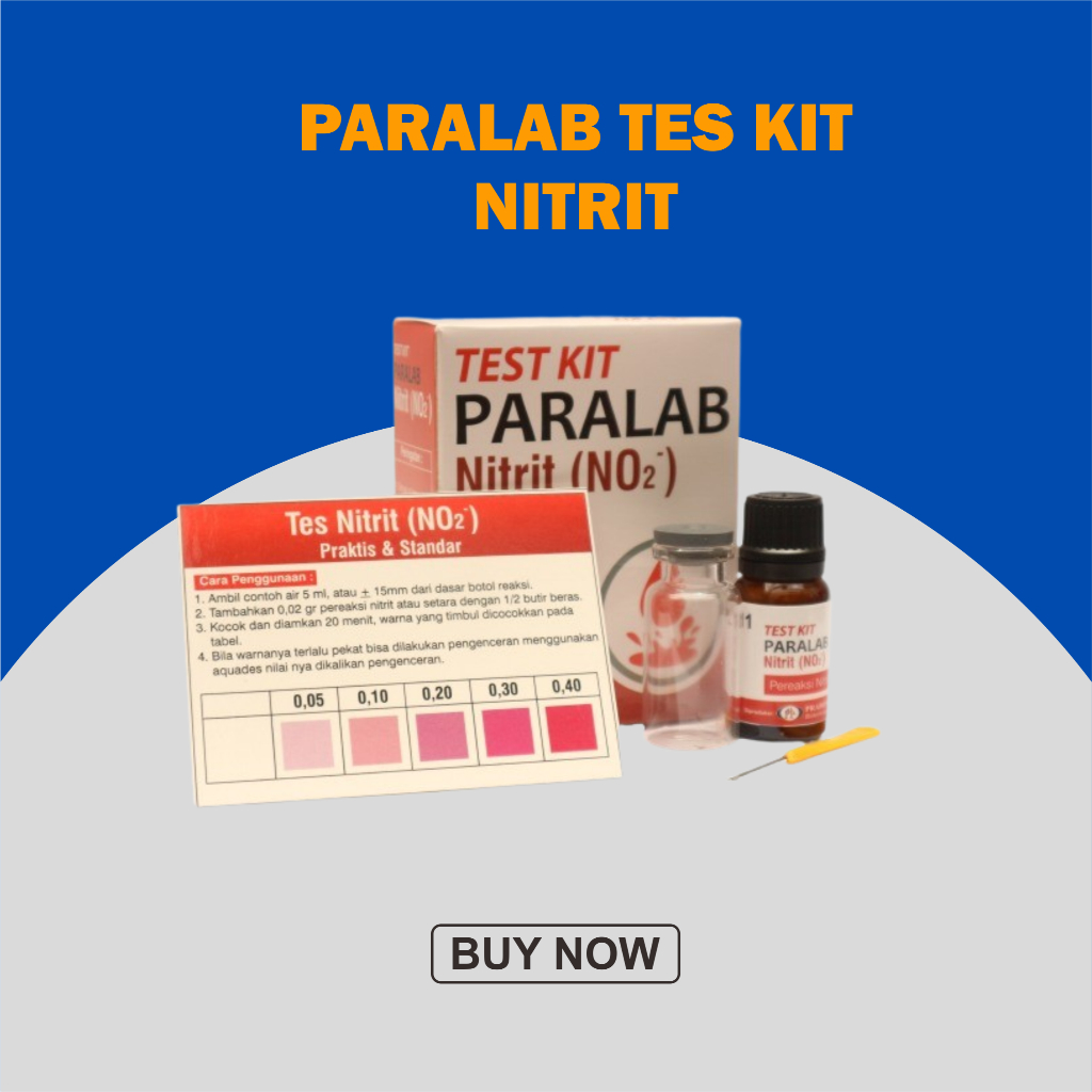 TEST KIT PARALAB Nitrit - perangkat analisa kualitas air - analisa kualitas air mandiri