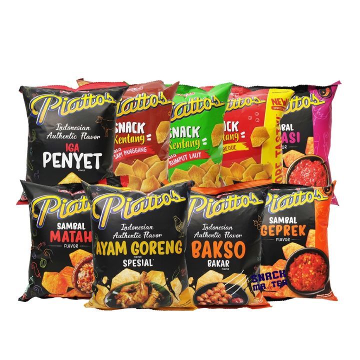 PIATTOS SNACK KENTANG BARBEQUE 68G 8996196000905