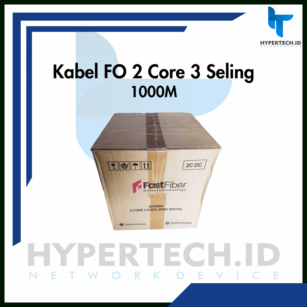 KABEL FIBER OPTIK 2 CORE 3SELLING 1000M