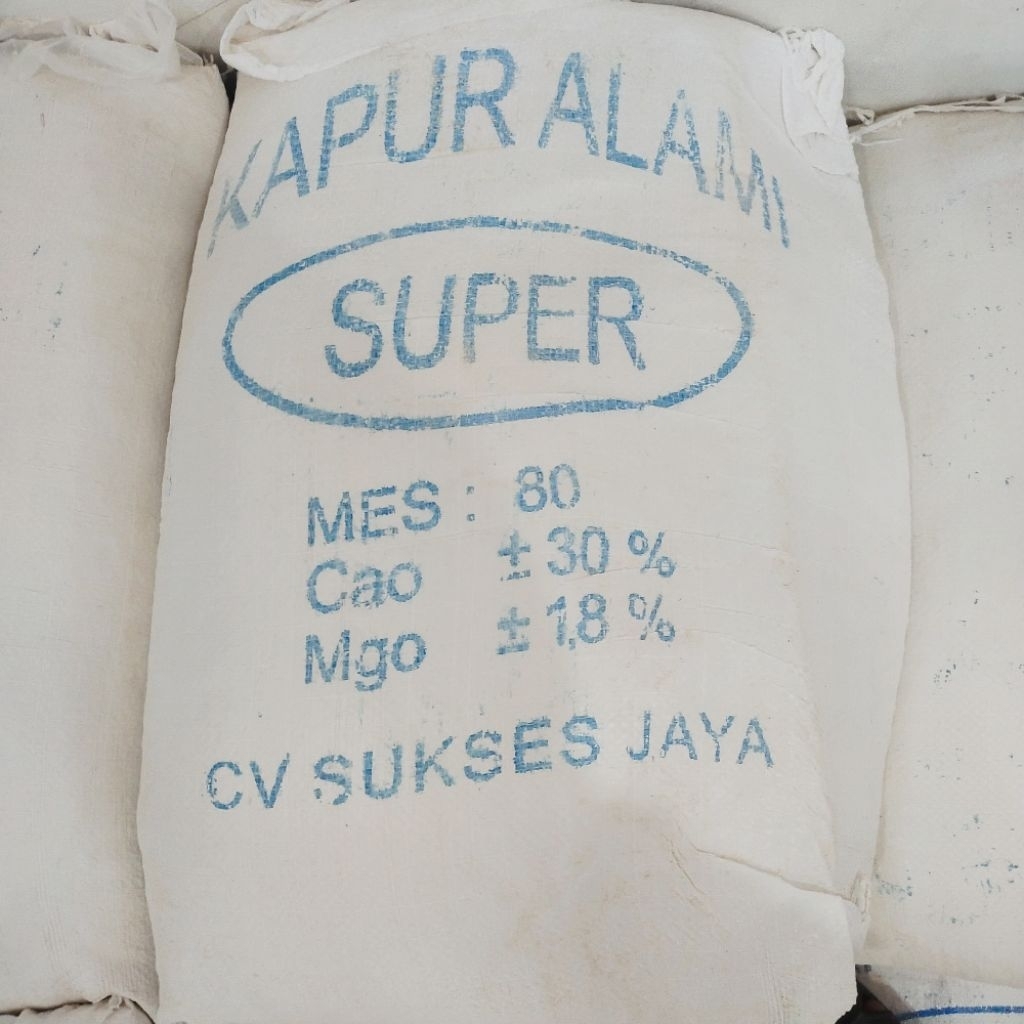 KAPUR DOLOMIT ISI 30 KG PUPUK KALSIUM MAGNESIUM