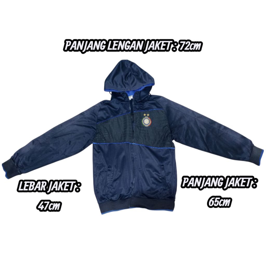 Jaket Hoodie Inter Milan Bintang 2 Jersey Baju Bola Inter Milan Home & Away 2012/2013 & 2016/2017
